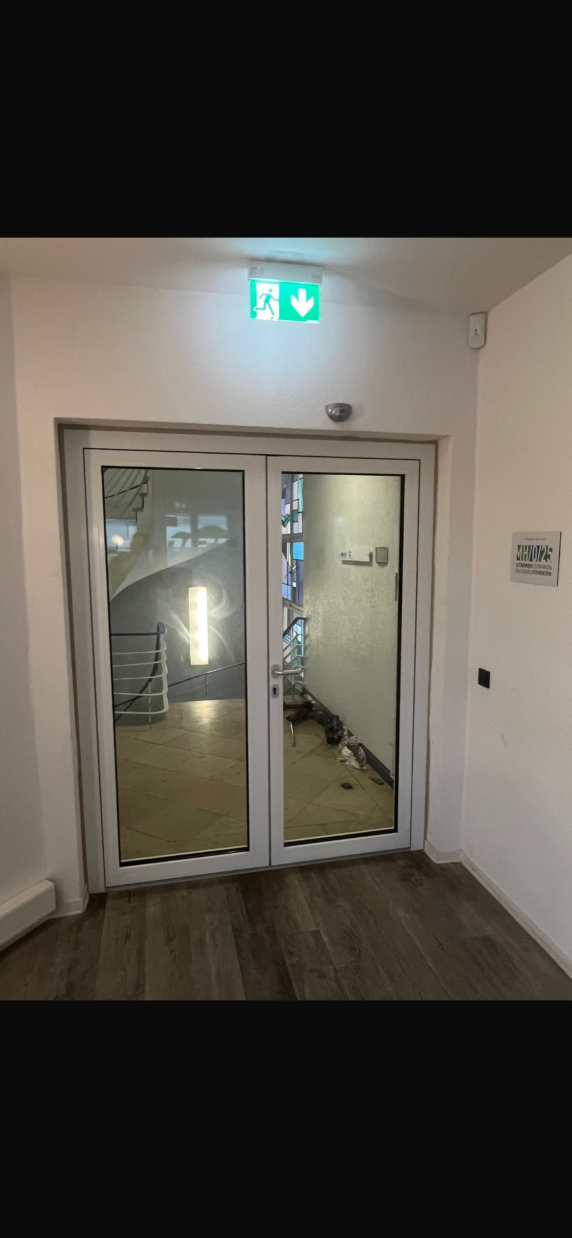 Glastür Brandschutz